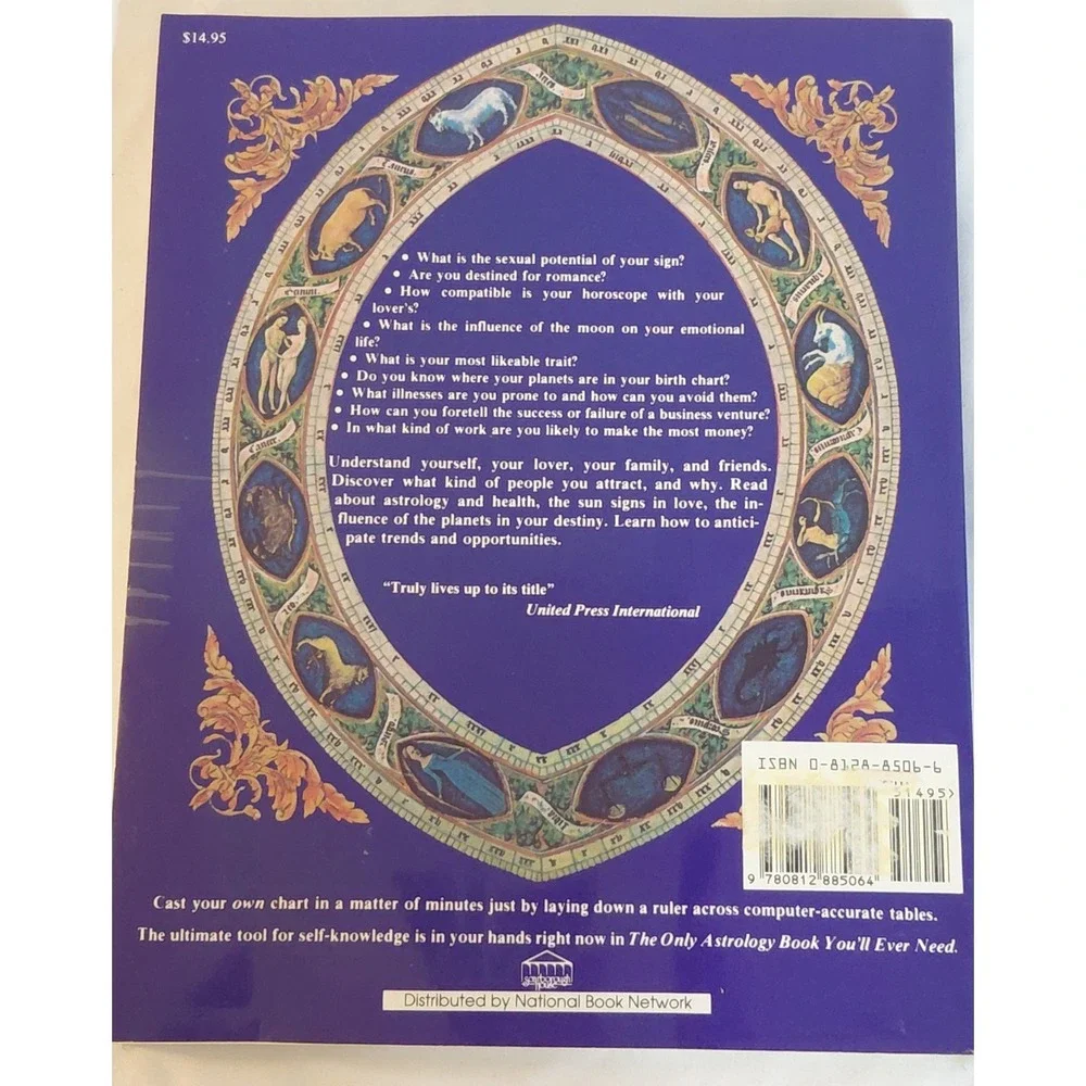 The Only Astrology Book You'll Ever Need Joanna Martine Woolfolk Paperback